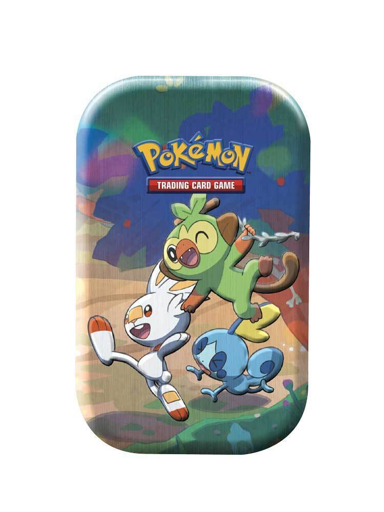 Pokemon Celebrations Mini Tin da Collezione Galar Starter: Grookey, Scorbunny...