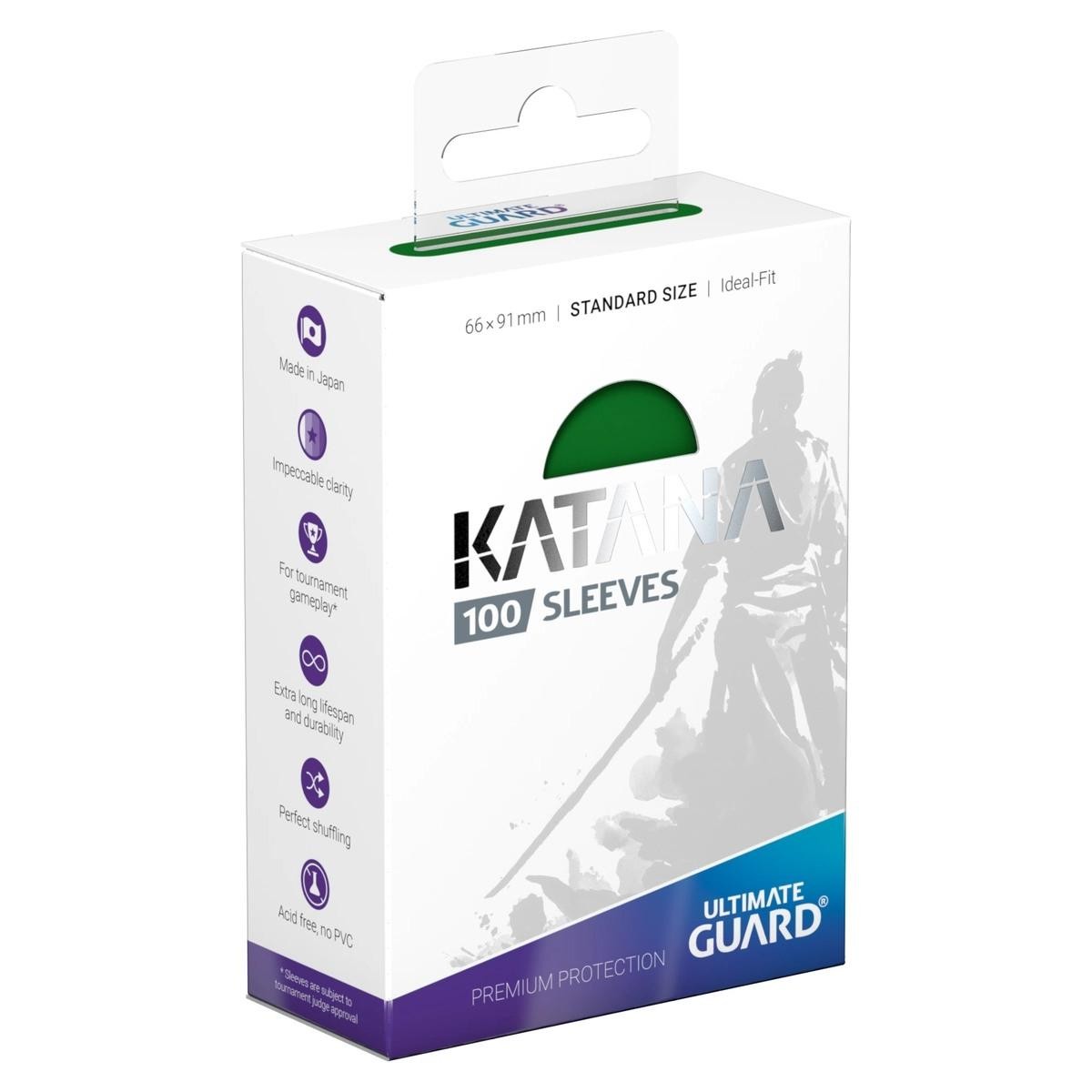 Bustine Protettive Ultimate Guard - Katana 100 Sleeves Green / Verdi