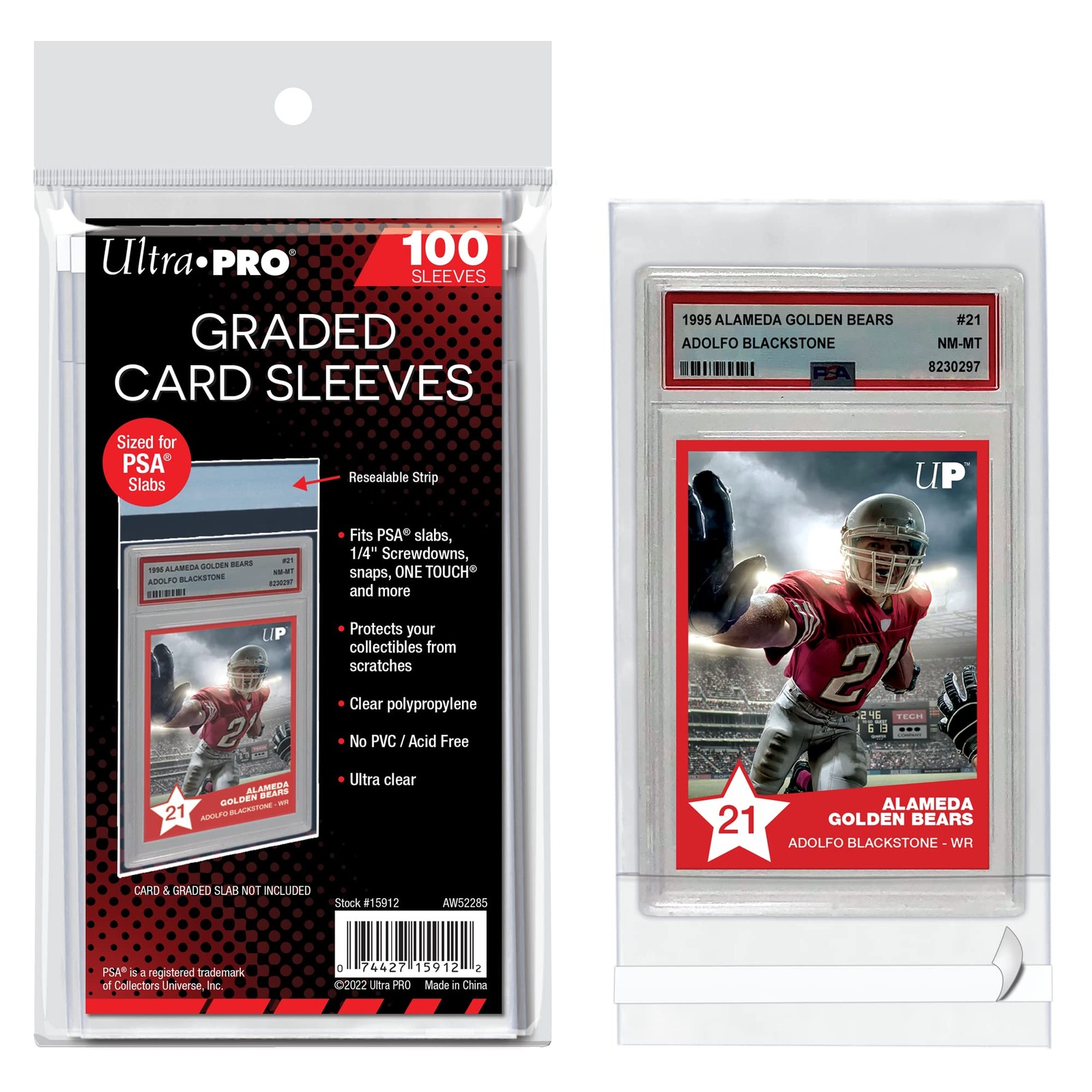 Ultra PRO - PSA Graded Card Slab Resealable Sleeves (100 ct.) - Ultimate Collect
