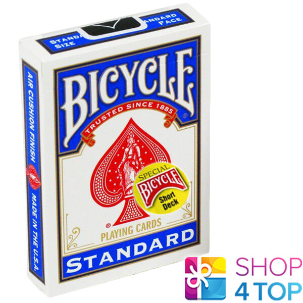 BICYCLE Magico Corto 0.2cm Carte da Gioco Deck Blu Trucchi di Magia Uspcc Nuovo