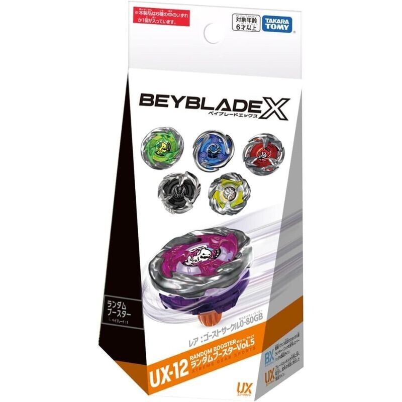 Takara Tomy Beyblade X UX-12 Random Booster Vol.5 GIAPPONE UFFICIALE