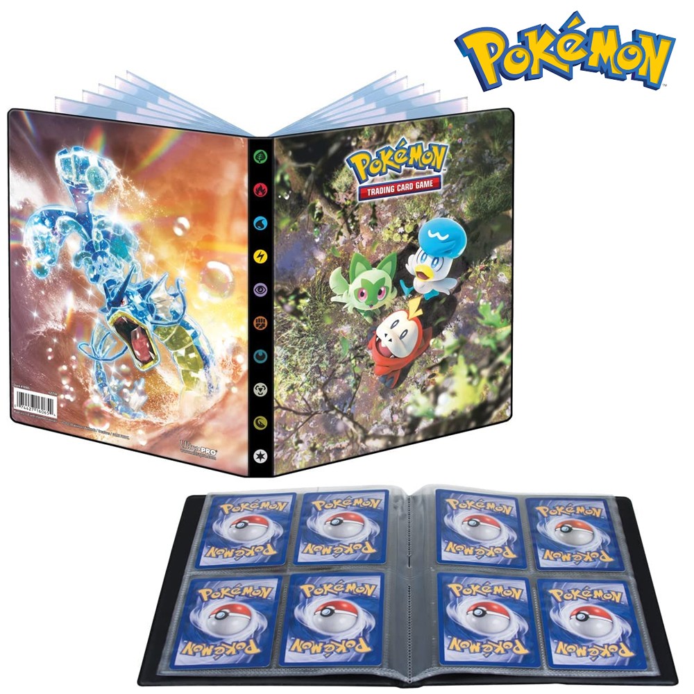 ALBUM ULTRA PRO POKEMON ULTRA PRO PORTFOLIO 4 TASCHE 10 PAGINE SCARLATTO E VIOLE