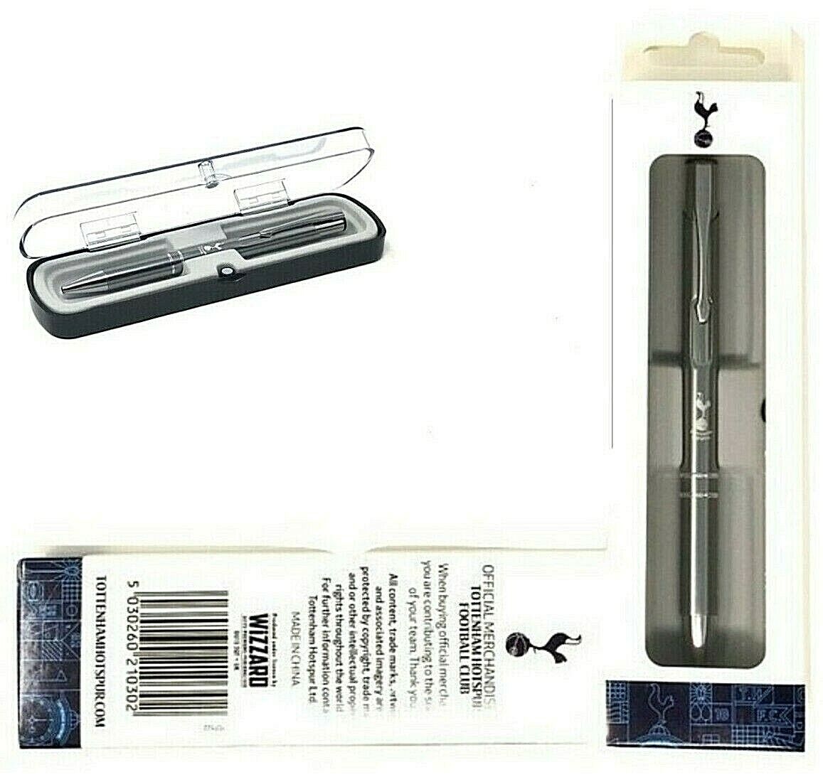 Tottenham Hotspur FC di Lusso Blu Inchiostro Penna a Sfera Spurs THFC IN Case