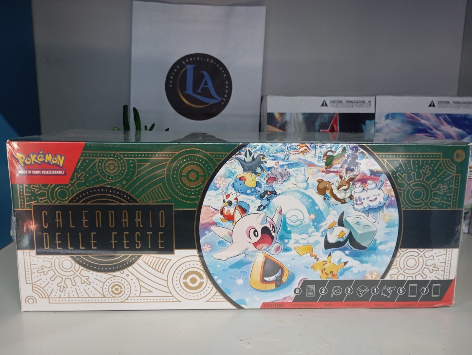 Pokemon Calendario Delle Feste 2024 Dell Avvento  box Violetto E Scarlatto