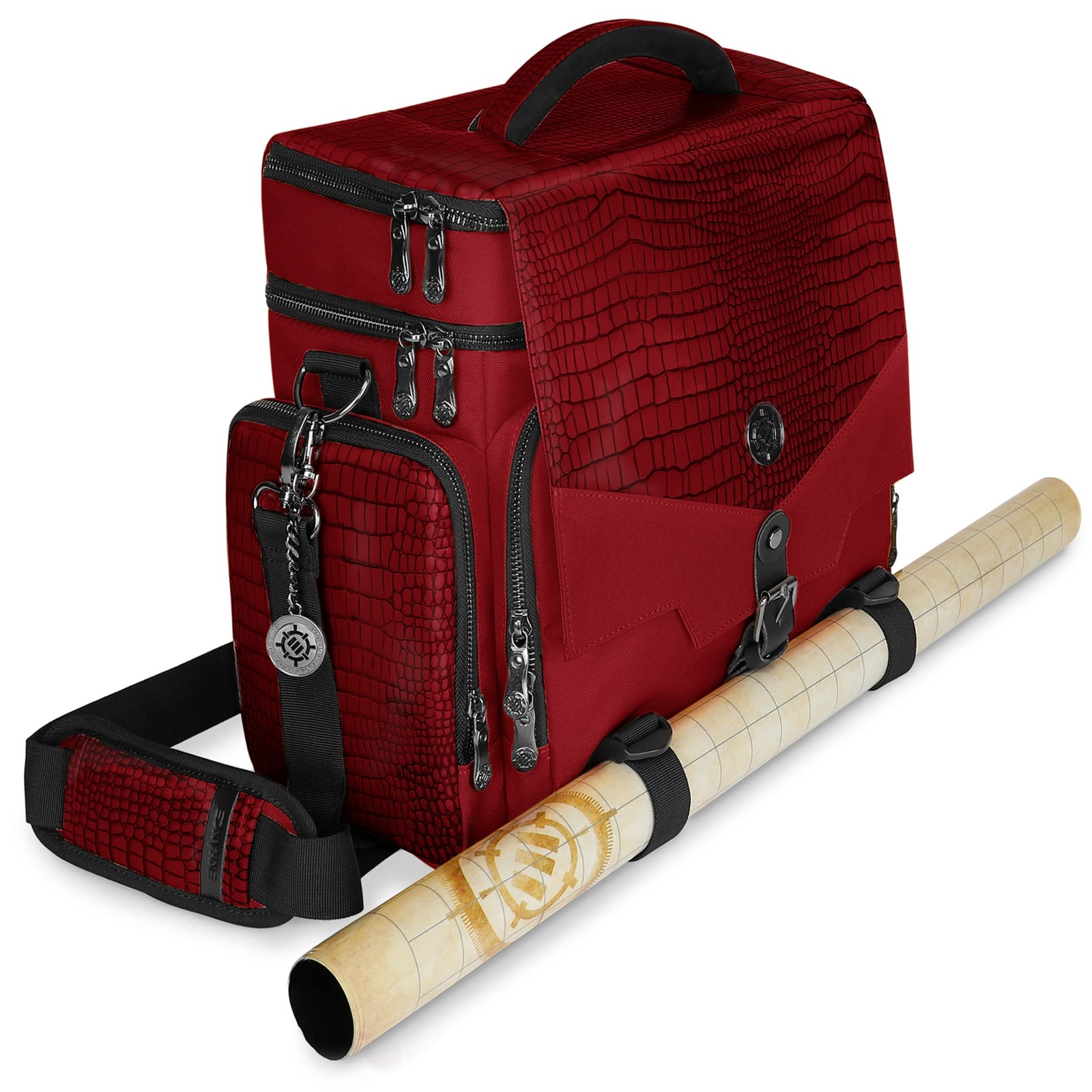 ENHANCE DnD Bag - Borsa per accessori RPG Dungeons and Dragons con mini portaogg