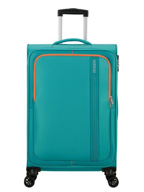 TROLLEY AMERICAN TOURISTER sea seeker spinner 68/25 tsa AQUA GREEN MED  scelta=P