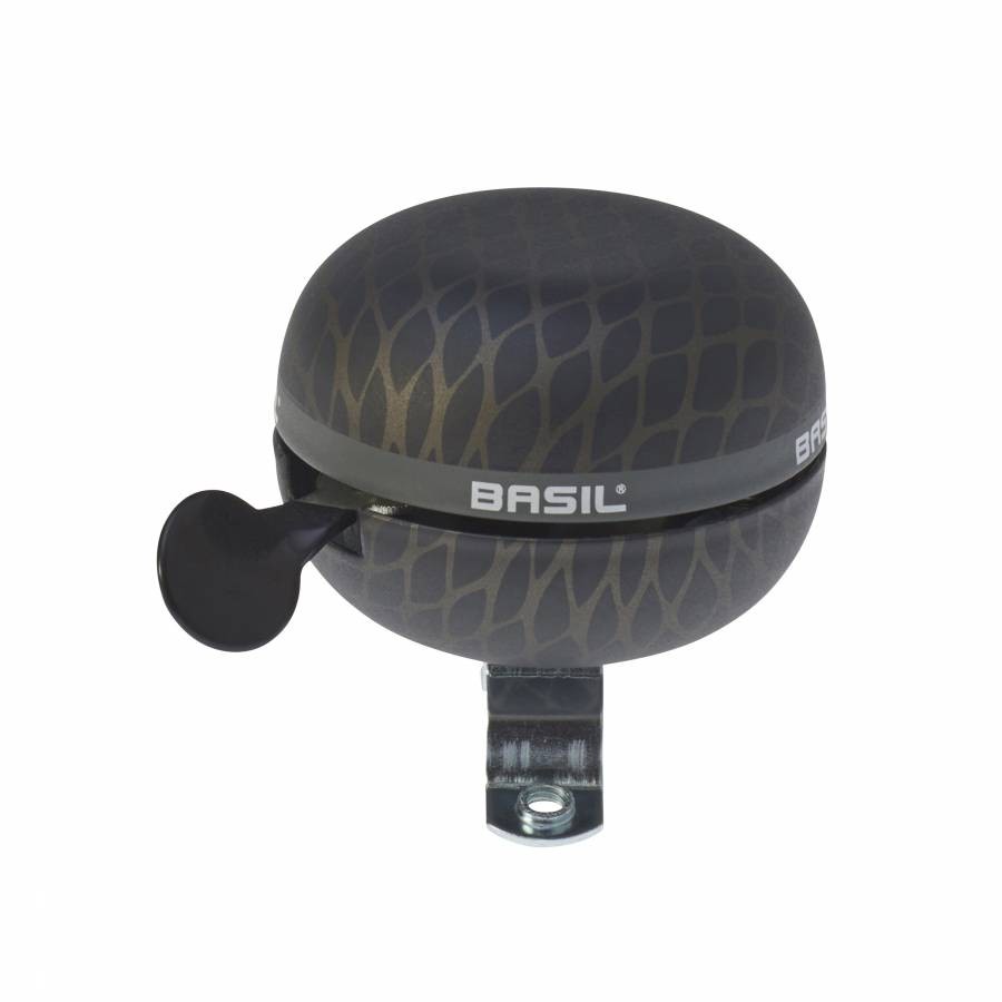 Campanello Basil Nero in metallo nero diametro 60mm (venduto singolarmente) fiss