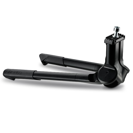 Cavalletto bici a 2 piedi 26'' ursus jumbo evo alluminio nero 275mm e bike/vae/c