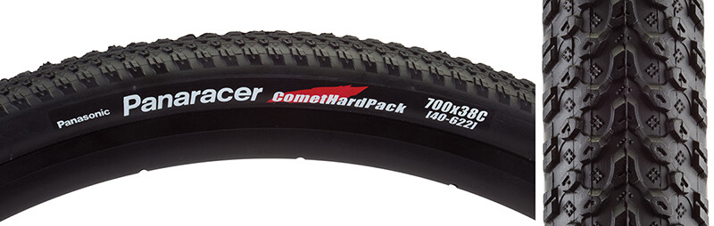 Pneumatico Panaracer Comet HardPack Pan Comet H/P 700x38 Filo Bk/Bk