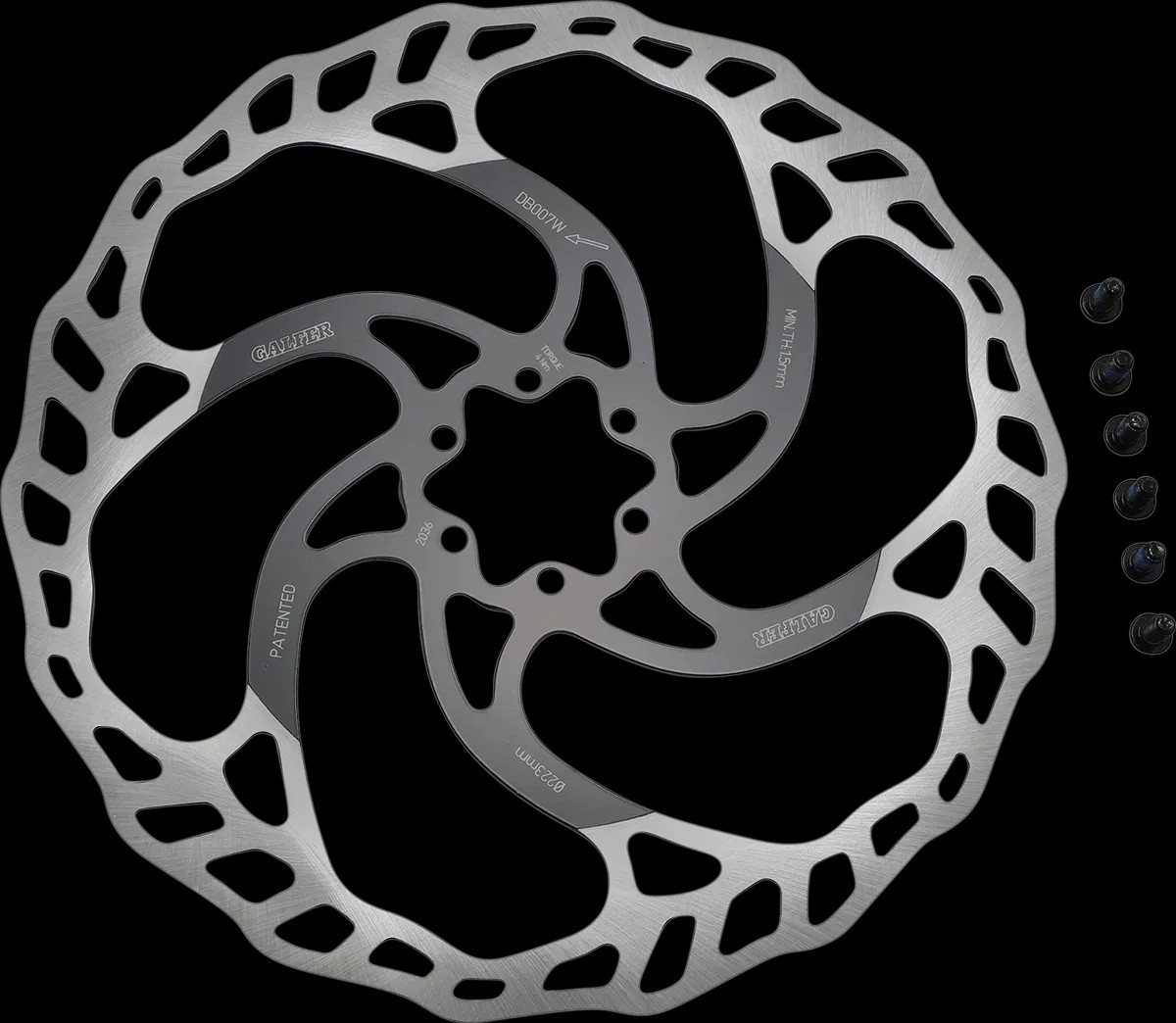 Disco freno maggiornato Wave Fixed/oversize Bicycle Brake Rotor Galfer  Db007w