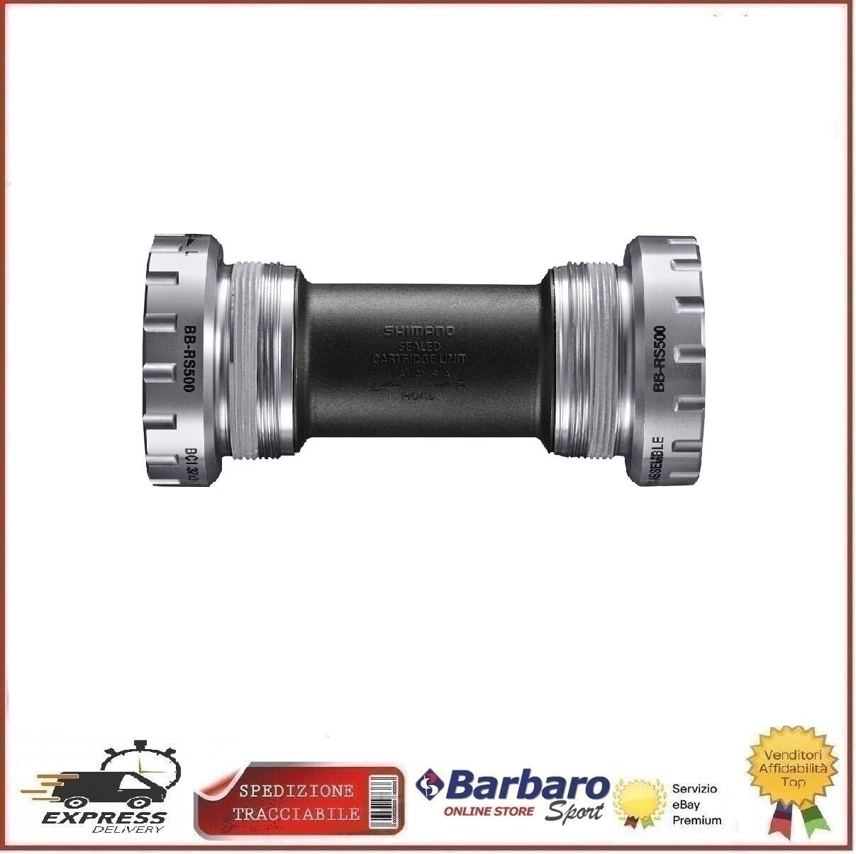Shimano Movimento Centrale BB-RS500 Tiagra Bsa Bicicletta Scatola 68mm