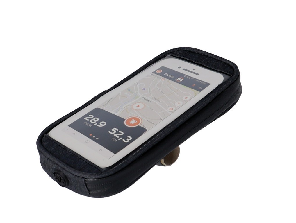 SKS Supporto Smartphone Smartboy Plus Plastica Borsa Inclusa Nera