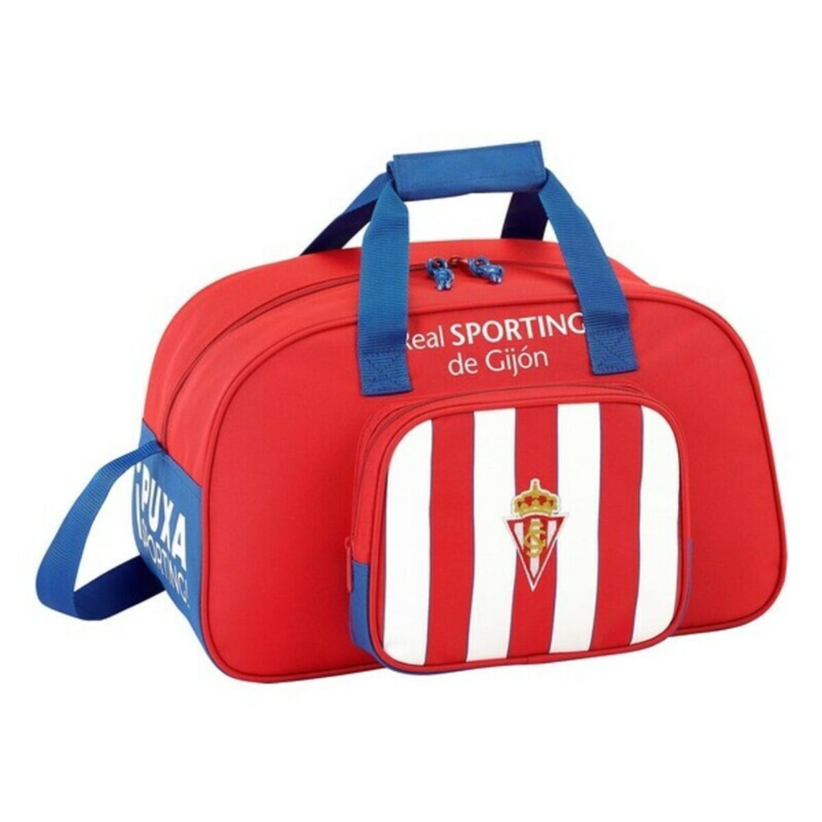 Borsa Da Palestra Real Sporting De Gijón Rosso Bianco (40 X 24 X 23 Cm)