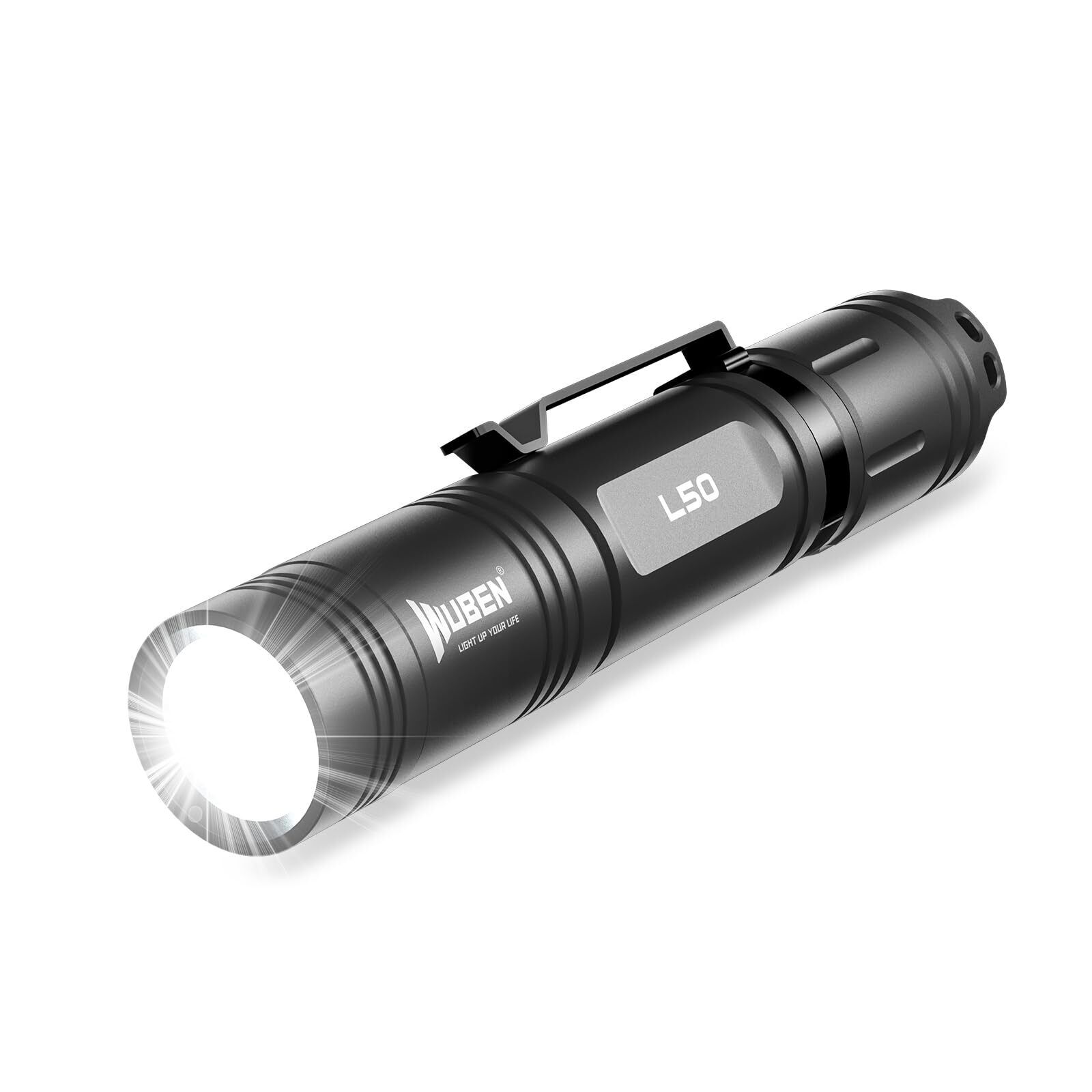 WUBEN L50 Torcia LED Ricaricabile, 1200 Lumen Torcia LED Potente Professionale,