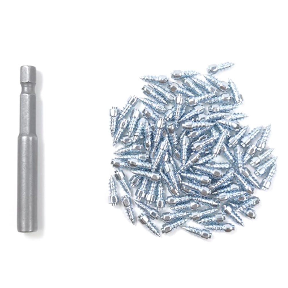 1X(100PZ Spikes per Pneumatici Universal Scooter Wheel Tire Snow Spikes Stu4174