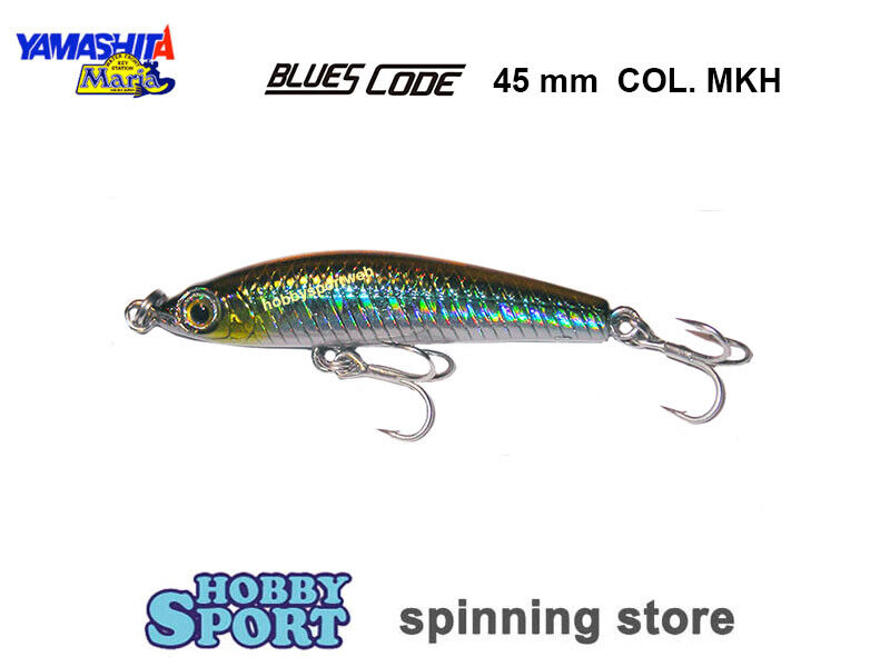 BLUES CODE 45 COL. MKH 3 GR  SINKING 4.5 CM YAMASHITA MARIA LIGHT SPINNING MARE