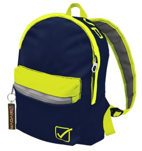 Givova master backpack marine-geel: resistente e spazioso