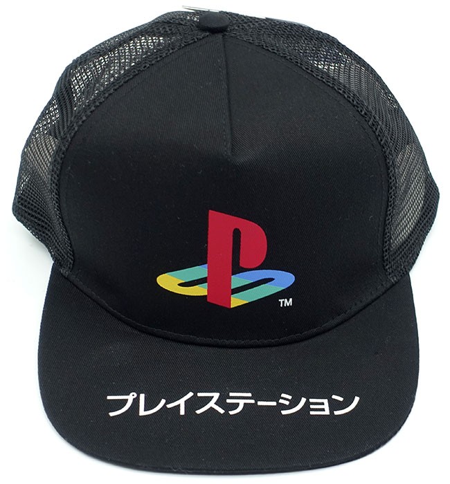 Cap PlayStation Katakana Logo Black 52cm