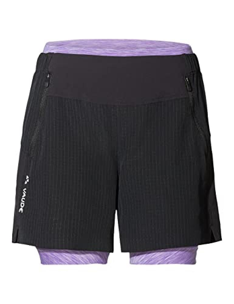 (TG. 40) VAUDE Pantaloncini Altissimi da Donna Pantaloni, Nero-Black Uni, 40 - N