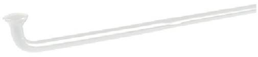 Alpina ACI Plain Gauge Silver Spokes - Box/144 - 294mm