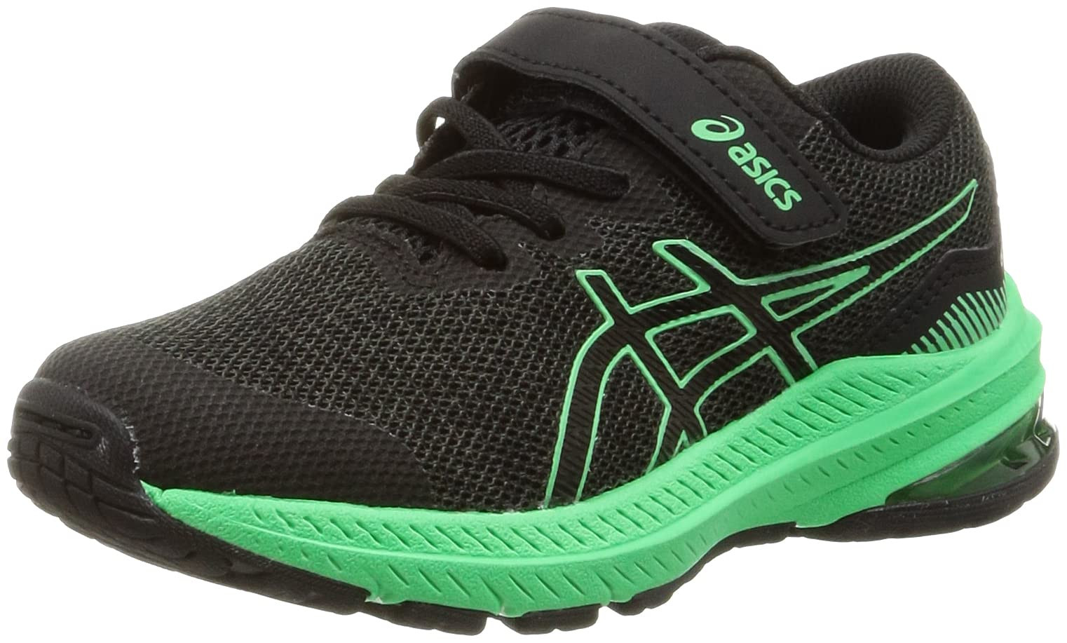 ASICS, Running, Sports Shoes, Black, 33 EU