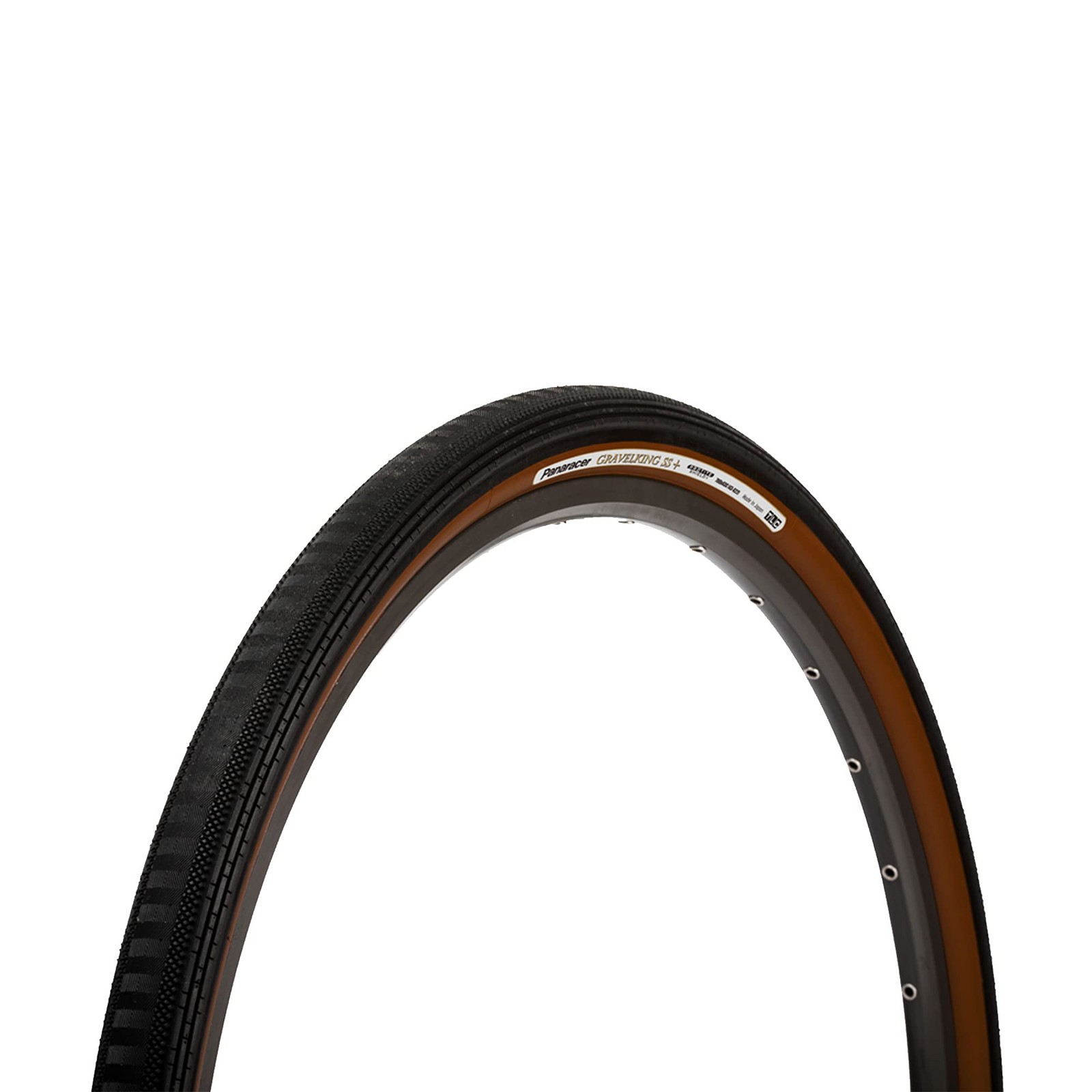 Panaracer GravelKing Semi Slick Plus TLC Folding Tyre 700 x 43c Black/Brown