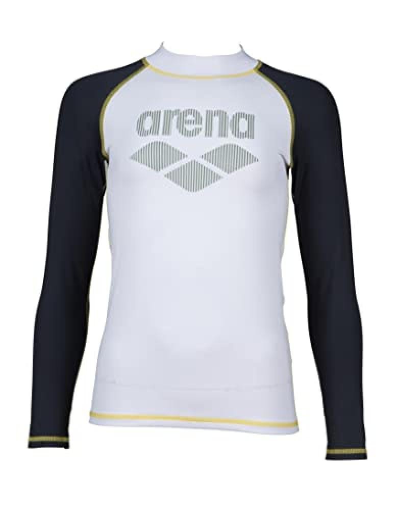 (TG. 12-13) Arena B Vest L/S, Maglia a Maniche Lunghe per Bambino Rash, con Prot