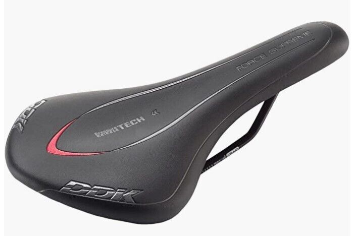 Sella per BICI MTB da Corsa DDK 9009 Nera/Rossa CR-mo