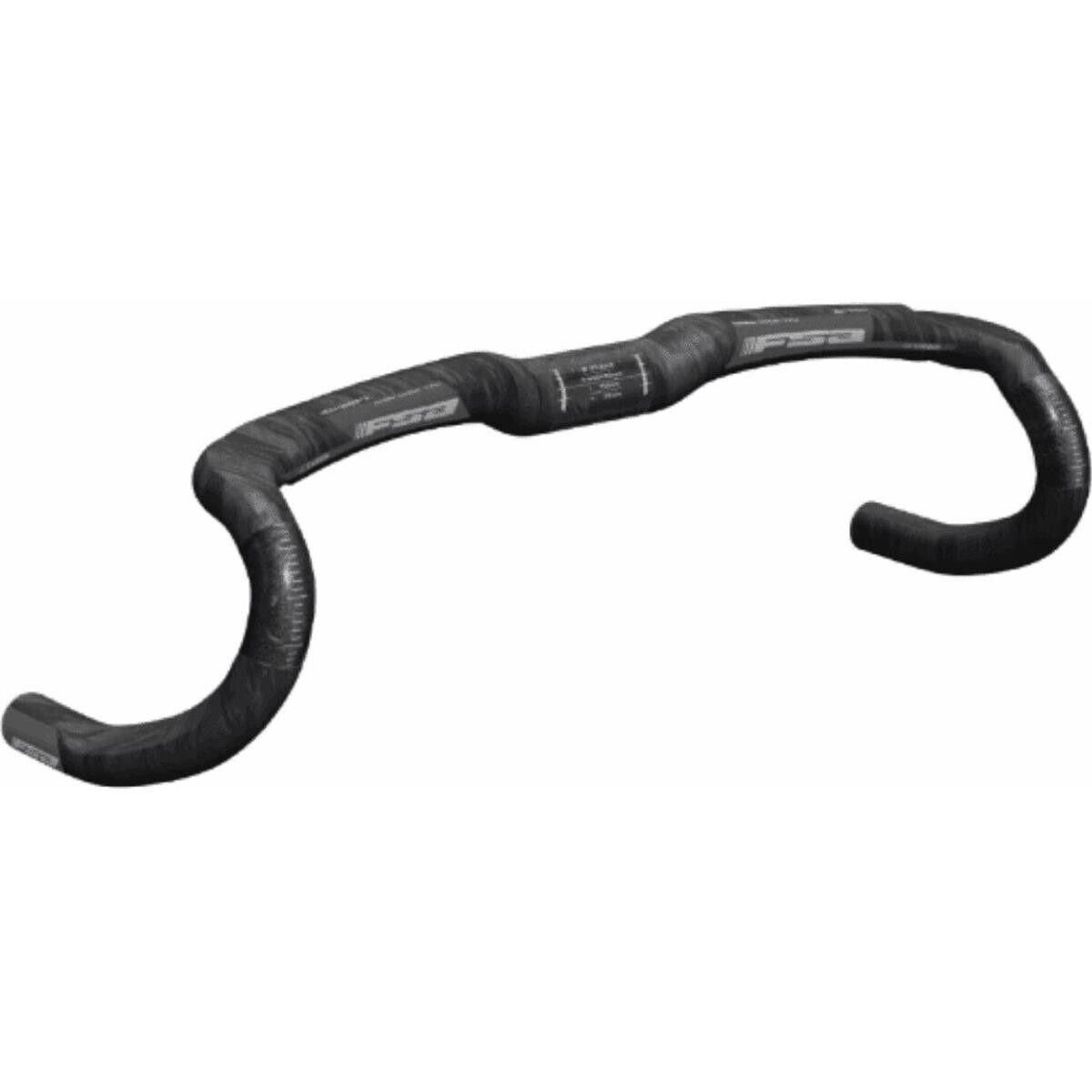 Piega Manubrio K-Wing AGX in Carbonio per Gravel 46cm 31.8mm con Passaggio Cavi