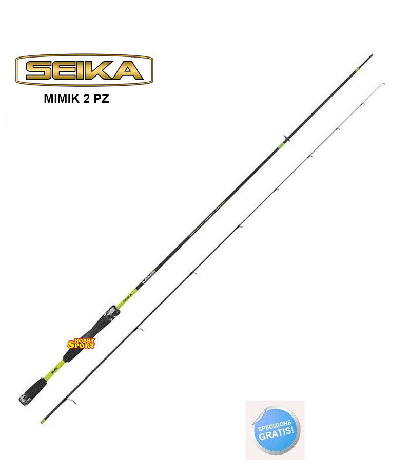 CANNA MIMIK SEIKA TUBERTINI  2,20 MT  2 SEZ. AZ 2-12 GR LIGHT SPINNING LAGO