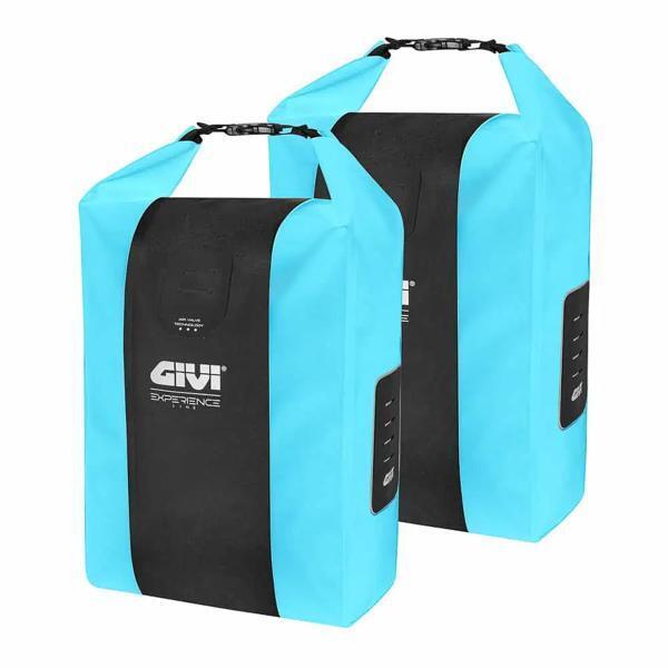 Givi Junter Light blue Waterproof 14L Bike Saddle Bags