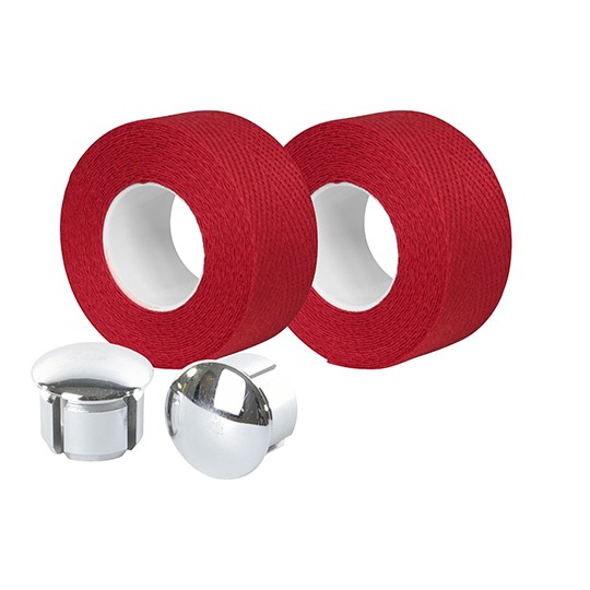 Nastro manubrio - manubrio velox tressostar 90 cotone rosso 20mm x 2,80m (vendut