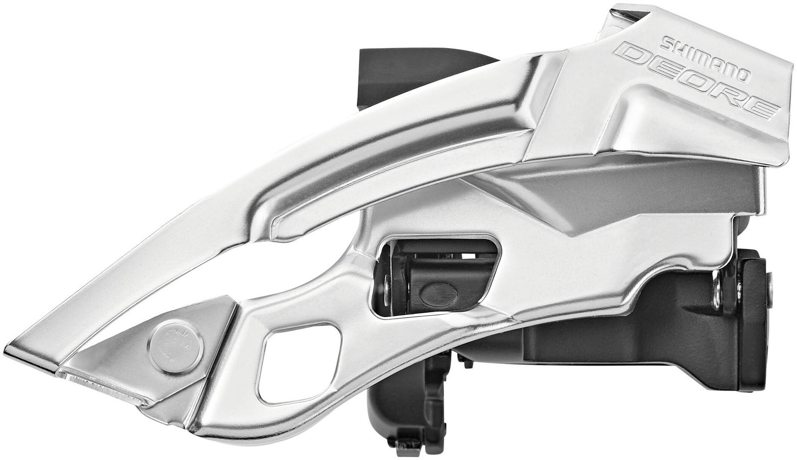 Shimano Deore T6000-L triple front derailleur, top swing, dual pull, 66-69
