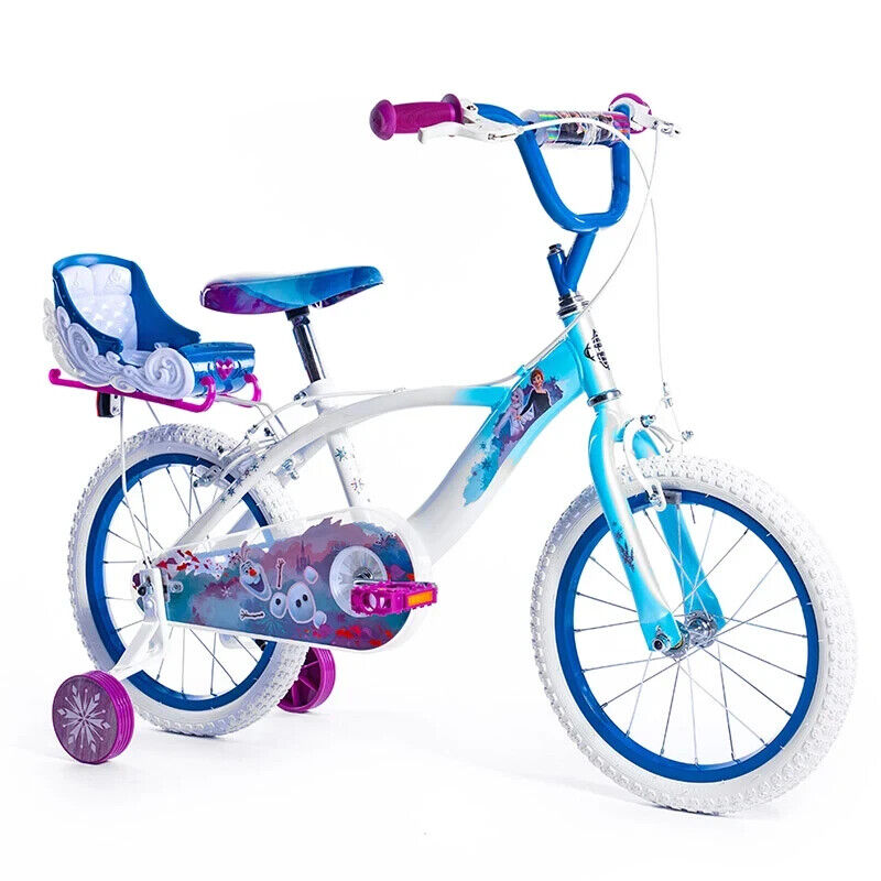 Bicicletta 16 Pollici Bici Frozen per Bambina Bici Elsa Anna 4 5 6 anni
