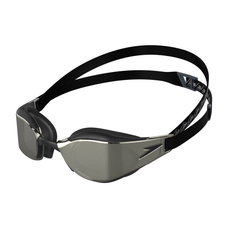 Speedo Occhialini Nuoto Fastskin Hyper Elite Mirror Black Silver