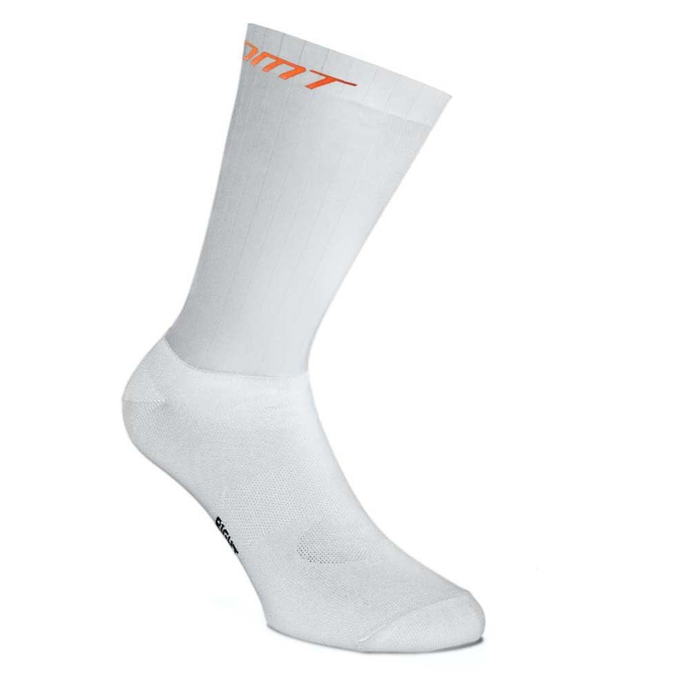 DMT Aero Race Calzini, Bianco, 39-42 Unisex-Adulto