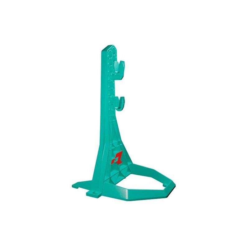 cavalletto bici universale r24 verde logo rosso RTECH bicicletta