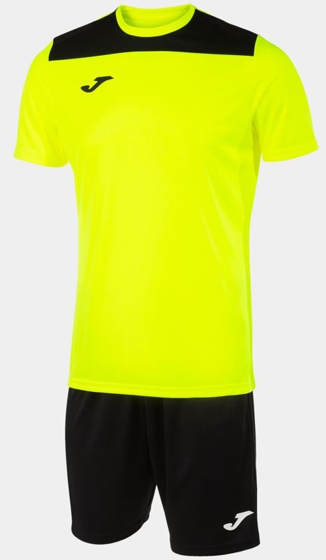 Joma phoenix ii sportstset fluor yellow/black 3xs - junior football equipment