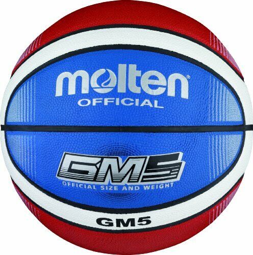 Molten - BGMX5-C, Pallone da basket, colore: Rosso/Bianco/Blu (c4R)