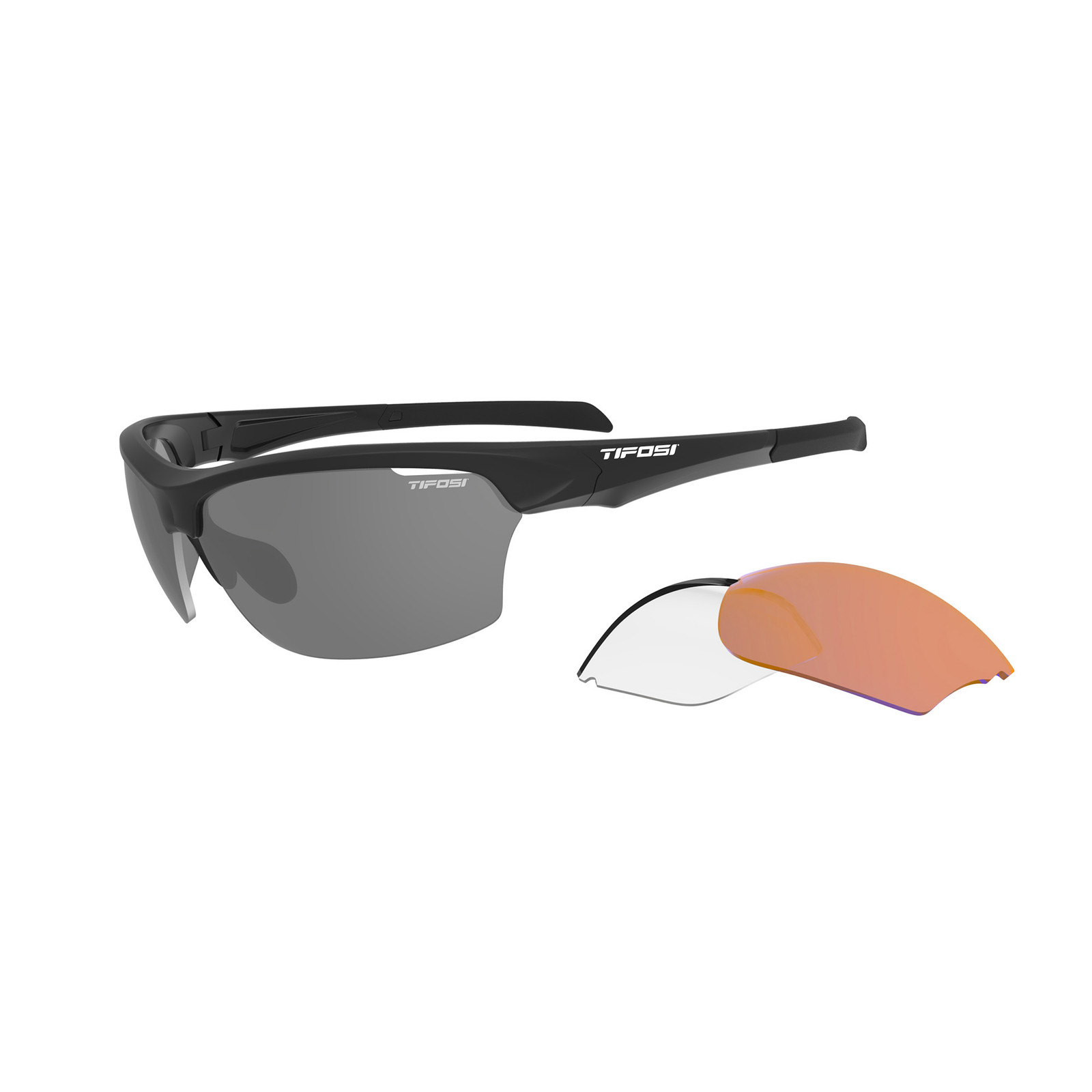 Tifosi Intense Interchangable Lens Sunglasses 2018 Matte Black