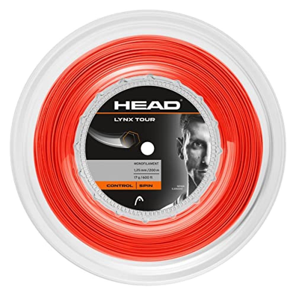 (TG. 1.20 mm / 18 g) HEAD Lynx Tour Rullo, Corda da Tennis Unisex-Adulto, Colore