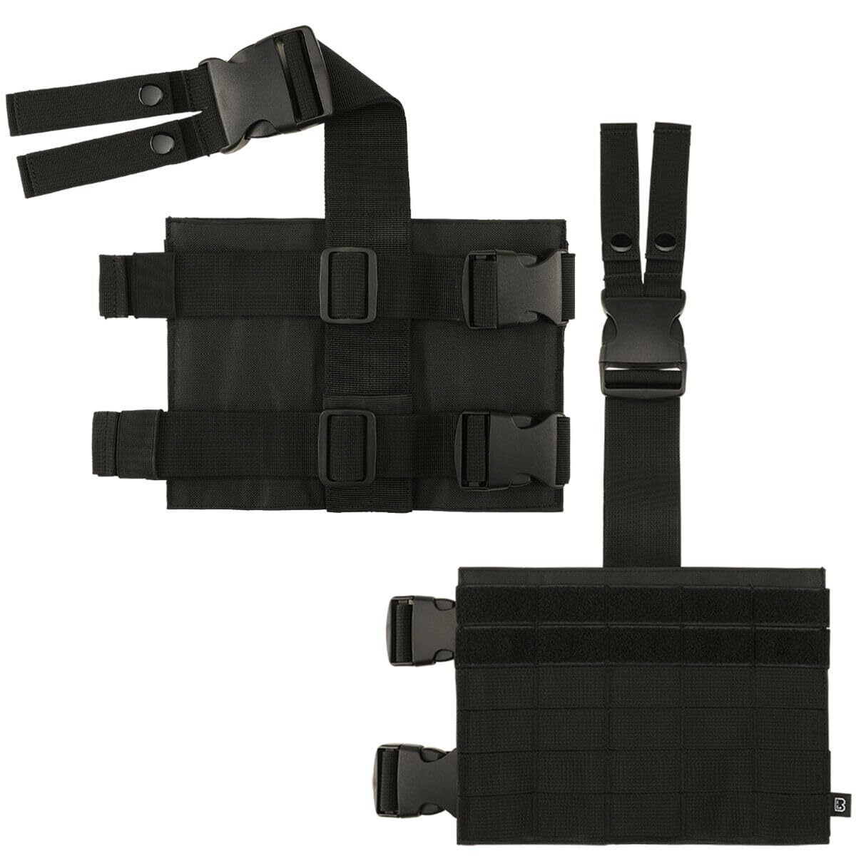 Brandit Molle Leg Panel, color: black, size: OS (P5a)
