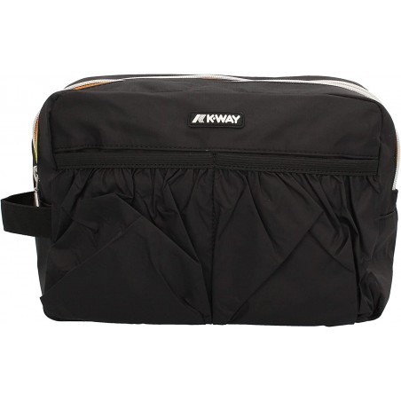 Beauty Case da viaggio 2 Scomparti K Way Albas Black Pure USY