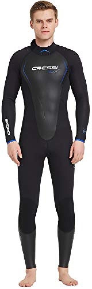 (TG. M) Cressi Altum Wetsuit 3 Mm, Muta Uomo, Nero/Rosso, M - NUOVO