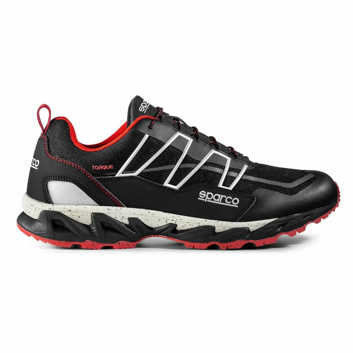 Scarpe di Sicurezza Sparco TORQUE ALGARVE Nero/Rosso [42]