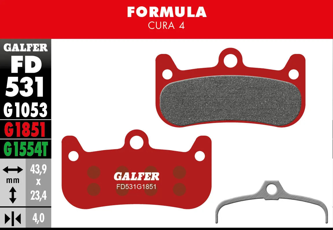 Pastiglie freno avanzate G1851 Galfer  Fd531g1851