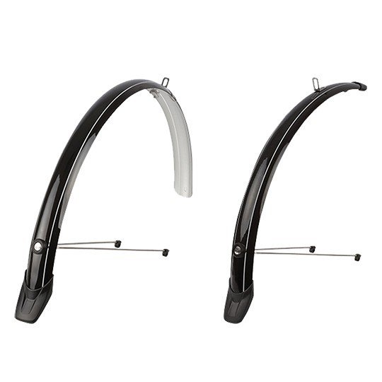 Parafango vtc 28" polisport towny a tringles 51mm nero (pr)