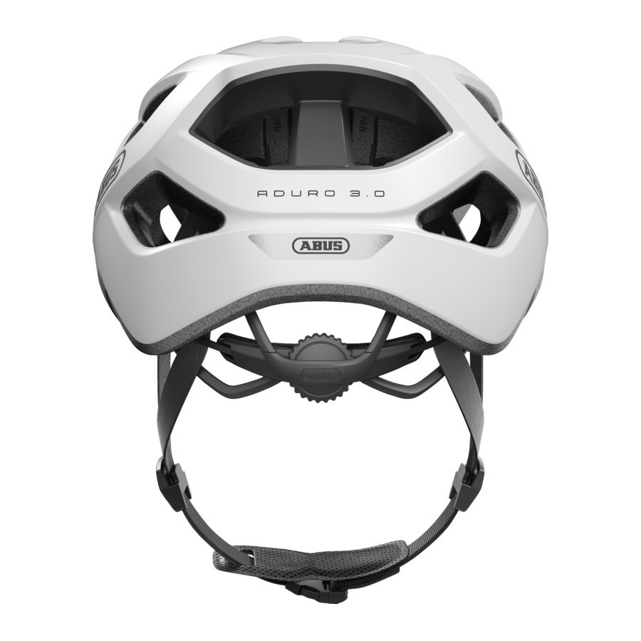 Casco urbano Abus Aduro 3.0 bianco in mold con regolazione occipitale taglia M (