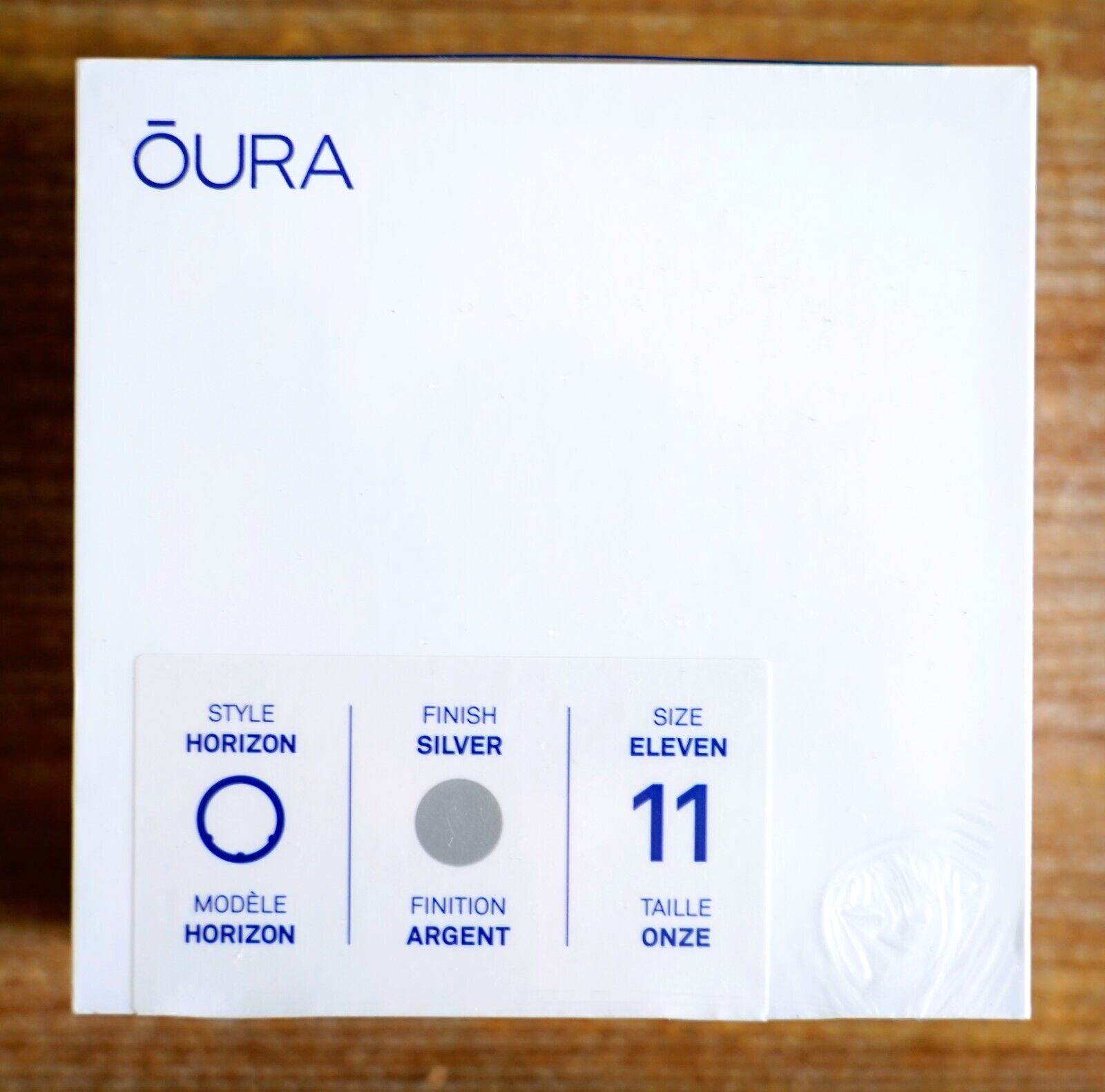 Nuovo Oura Ring Gen 3 Horizon Argento Misura 11 Smart Anello ( Si Prega Primo)