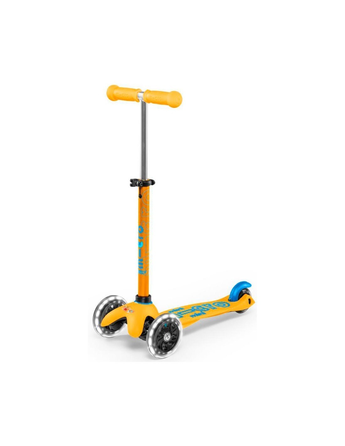 MONOPATTINO scooter MINI MICRO a 3 ruote DELUXE LED originale ALBICOCCA età 2+
